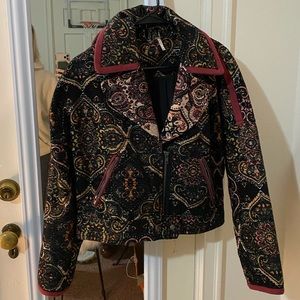 Free people boxy moto jacket
